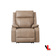 Levoluxe Chair Brindle 36.5" Leather Match Power Reclining Chair - Available in 2 Colours