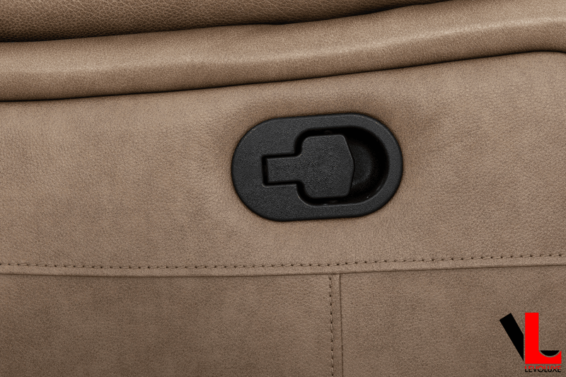 Levoluxe Chair Brindle 36.5" Leather Match Swivel Glider Reclining Chair - Available in 2 Colours