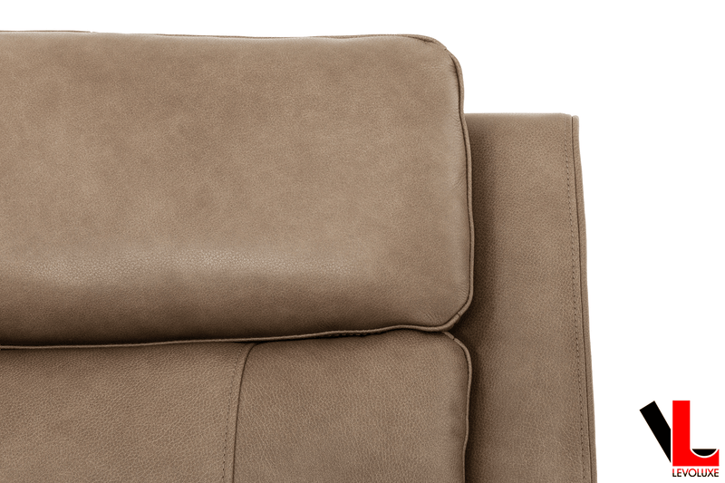 Levoluxe Chair Brindle 36.5" Leather Match Swivel Glider Reclining Chair - Available in 2 Colours