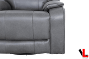 Levoluxe Chair Brindle 36.5" Leather Match Swivel Glider Reclining Chair - Available in 2 Colours