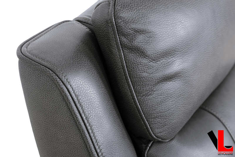 Levoluxe Chair Brindle 36.5" Leather Match Swivel Glider Reclining Chair - Available in 2 Colours