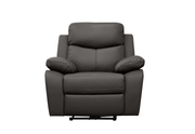 Levoluxe Chair Brown Aveon 38.5" Pillow Top Arm Reclining Chair in Leather Match - Available in 3 Colours