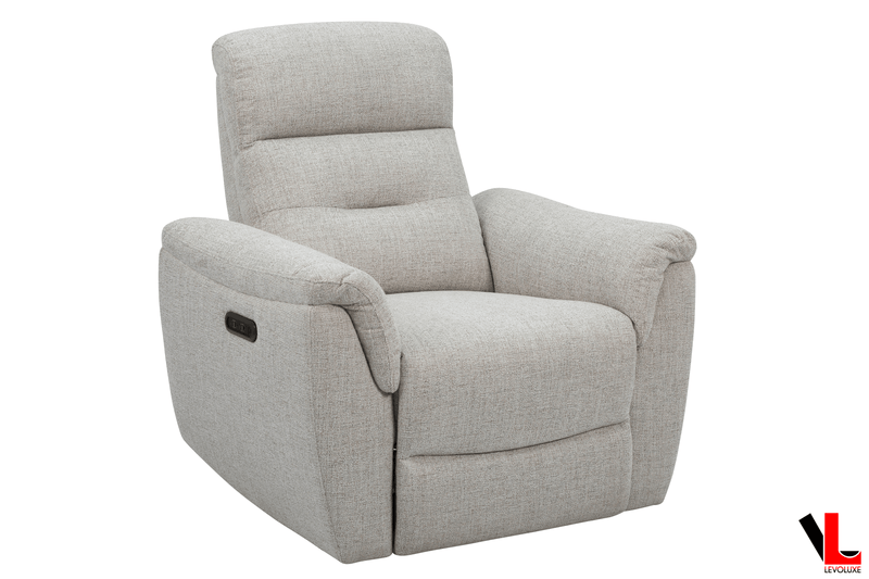 Levoluxe Chair Cain 36" Power Reclining Chair in Weave Fabric - Available in 2 Colours
