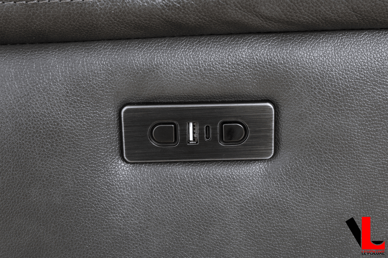 Levoluxe Chair Carter 35" Power Reclining Chair in Leather Match - Available in 2 Colours