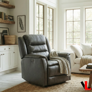 Levoluxe Chair Carter 35" Power Reclining Chair in Leather Match - Available in 2 Colours