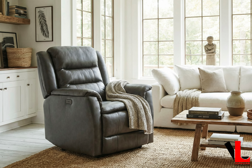 Levoluxe Chair Carter 35" Power Reclining Chair in Leather Match - Available in 2 Colours