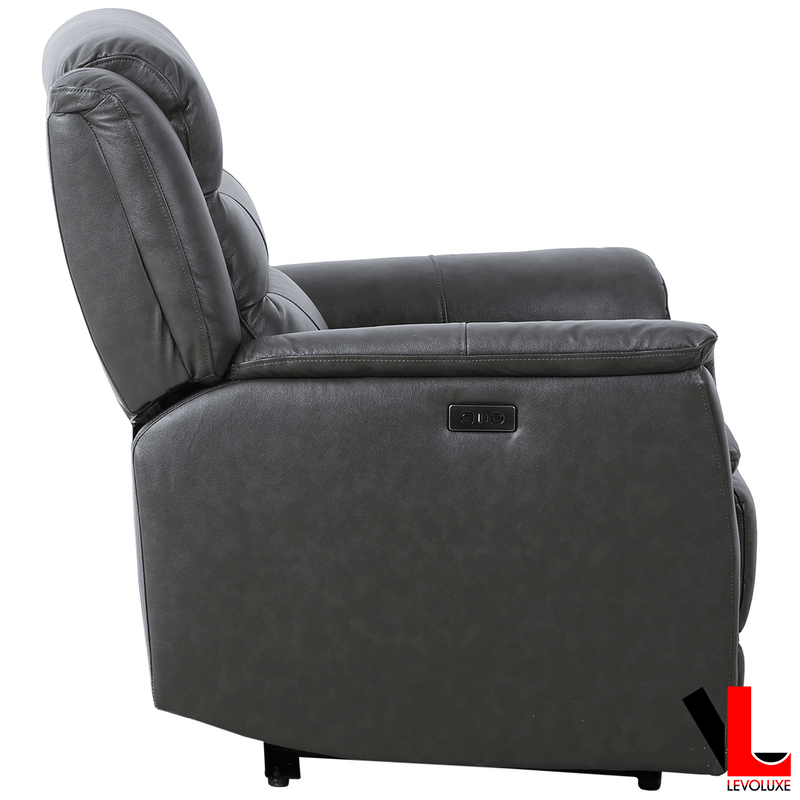 Levoluxe Chair Carter 35" Power Reclining Chair in Leather Match - Available in 2 Colours