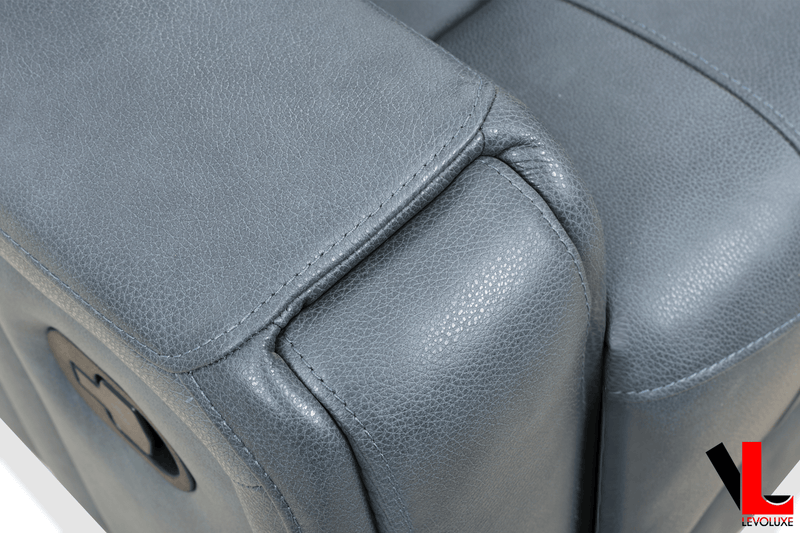 Levoluxe Chair Cavron 37" Leather Match Swivel Glider Reclining Chair - Available in 2 Colours