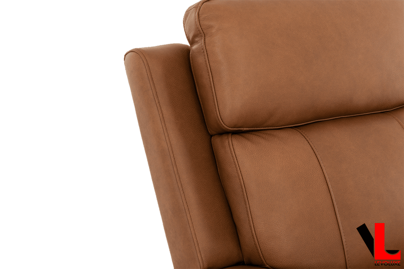 Levoluxe Chair Cavron 37" Leather Match Swivel Glider Reclining Chair - Available in 2 Colours