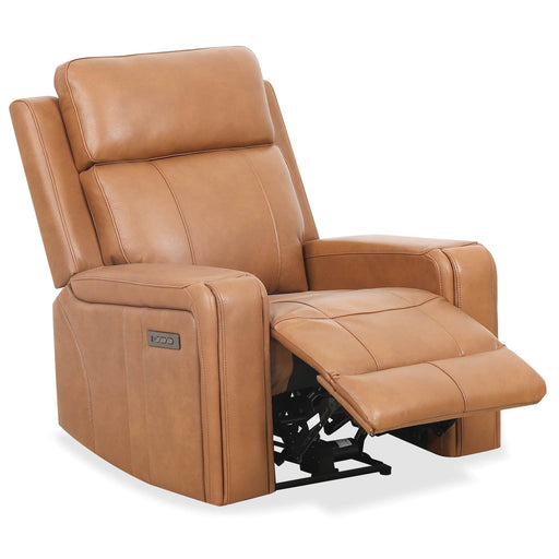 Levoluxe Chair Cognac Cavron 37" Leather Match Power Glider Reclining Chair with Power Headrest - Available in 2 Colours