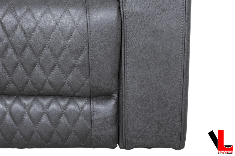 Levoluxe Chair Colton 37" Leather Match Swivel Glider Reclining Chair - Available in 2 Colours