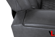 Levoluxe Chair Colton 37" Leather Match Swivel Glider Reclining Chair - Available in 2 Colours