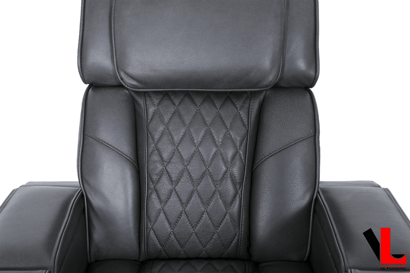 Levoluxe Chair Colton 37" Leather Match Swivel Glider Reclining Chair - Available in 2 Colours
