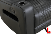 Levoluxe Chair Colton 37" Leather Match Swivel Glider Reclining Chair - Available in 2 Colours