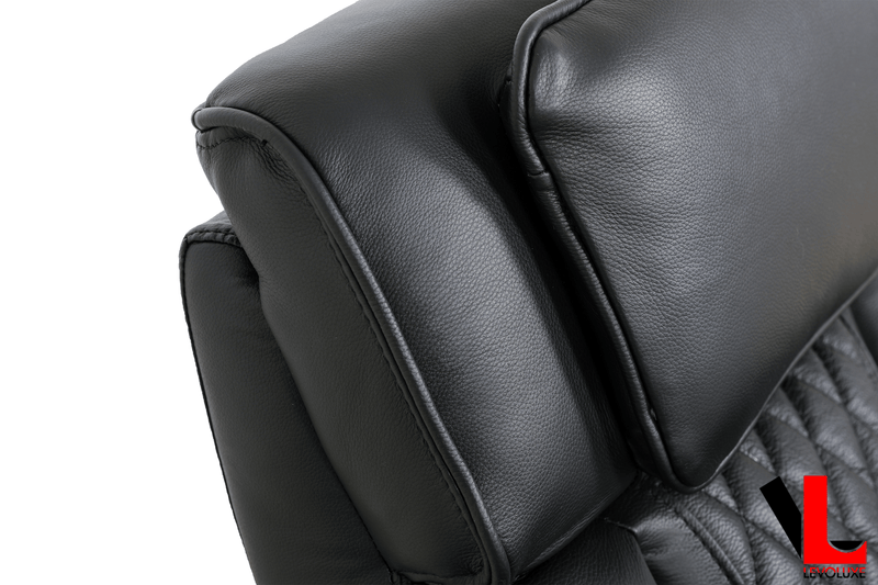 Levoluxe Chair Colton 37" Leather Match Swivel Glider Reclining Chair - Available in 2 Colours