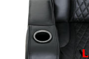 Levoluxe Chair Colton 37" Leather Match Swivel Glider Reclining Chair - Available in 2 Colours