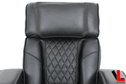 Levoluxe Chair Colton 37" Leather Match Swivel Glider Reclining Chair - Available in 2 Colours