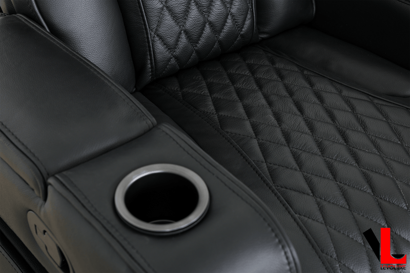 Levoluxe Chair Colton 37" Leather Match Swivel Glider Reclining Chair - Available in 2 Colours