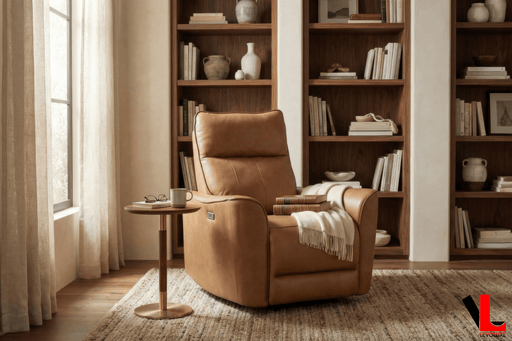 Levoluxe Chair Conrad 36" Zero Gravity Power Reclining Chair in Leather Match - Available in 2 Colours