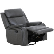 Levoluxe Chair Grey Brindle 36.5" Leather Match Swivel Glider Reclining Chair - Available in 2 Colours