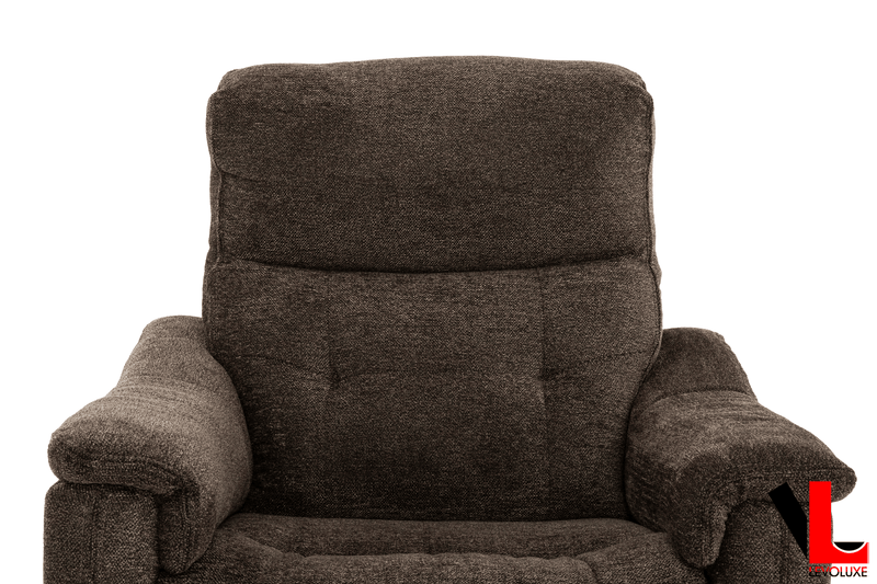 Levoluxe Chair Ladon 34" Power Lift Reclining Chair in Bayside Brown