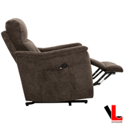 Levoluxe Chair Ladon 34" Power Lift Reclining Chair in Bayside Brown
