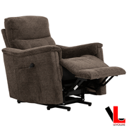 Levoluxe Chair Ladon 34" Power Lift Reclining Chair in Bayside Brown