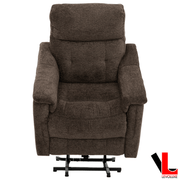 Levoluxe Chair Ladon 34" Power Lift Reclining Chair in Bayside Brown