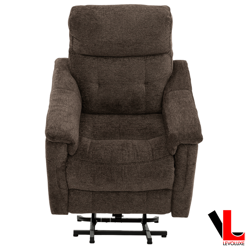 Levoluxe Chair Ladon 34" Power Lift Reclining Chair in Bayside Brown