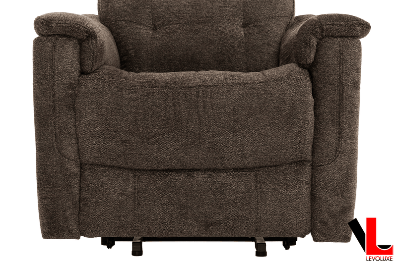 Levoluxe Chair Ladon 34" Power Lift Reclining Chair in Bayside Brown