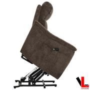 Levoluxe Chair Ladon 34" Power Lift Reclining Chair in Bayside Brown
