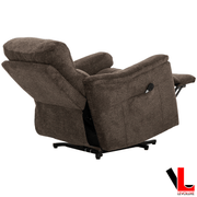 Levoluxe Chair Ladon 34" Power Lift Reclining Chair in Bayside Brown