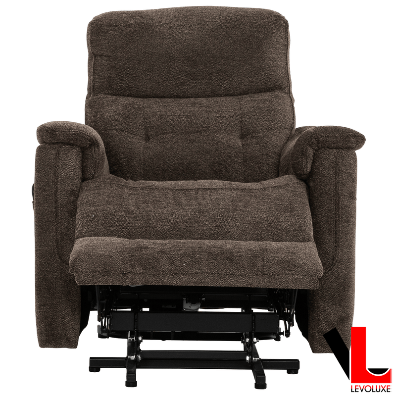 Levoluxe Chair Ladon 34" Power Lift Reclining Chair in Bayside Brown