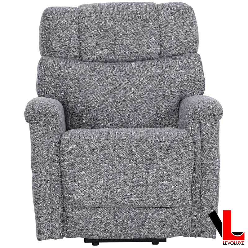 Levoluxe Chair Lifton 34" Power Lift Reclining Chair in Gramercy Smoke