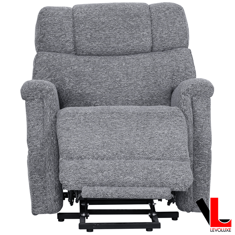 Levoluxe Chair Lifton 34" Power Lift Reclining Chair in Gramercy Smoke