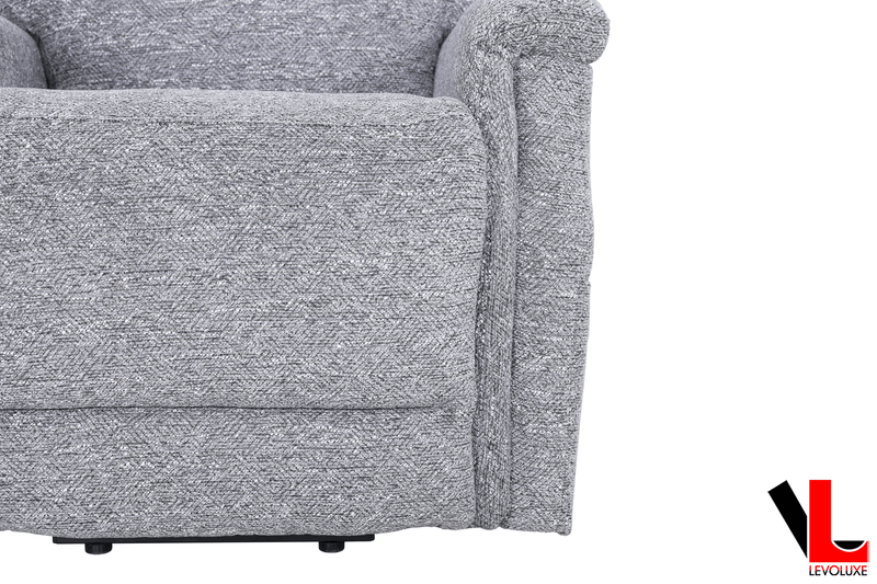 Levoluxe Chair Lifton 34" Power Lift Reclining Chair in Gramercy Smoke