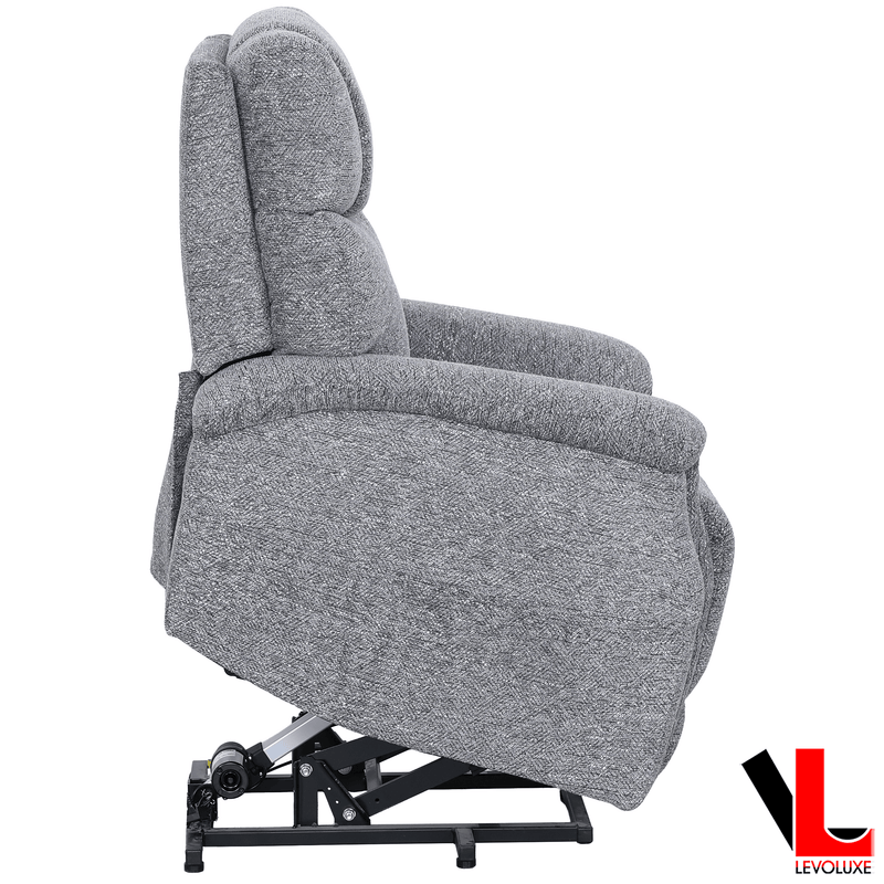 Levoluxe Chair Lifton 34" Power Lift Reclining Chair in Gramercy Smoke