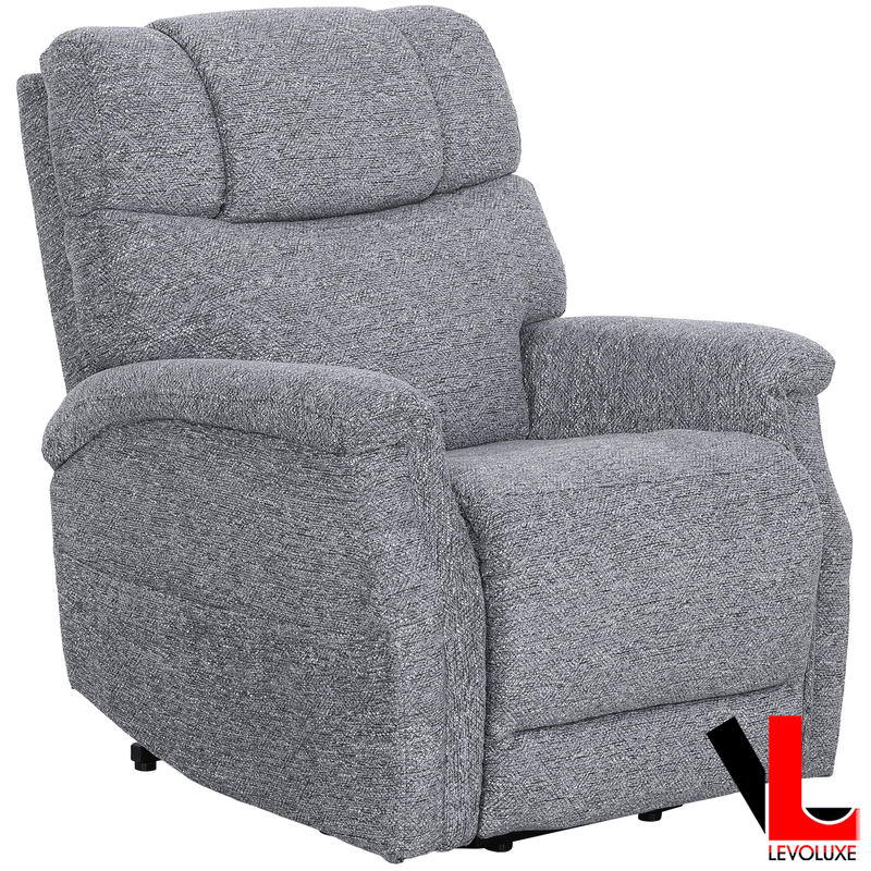 Levoluxe Chair Lifton 34" Power Lift Reclining Chair in Gramercy Smoke