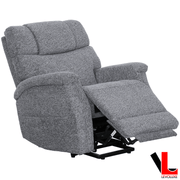 Levoluxe Chair Lifton 34" Power Lift Reclining Chair in Gramercy Smoke