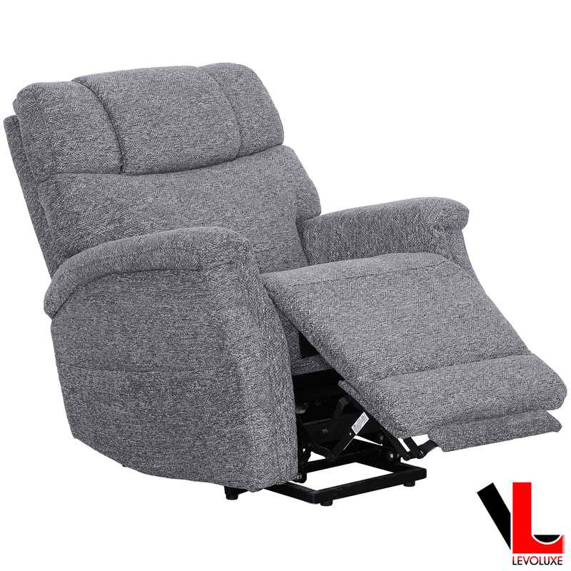 Levoluxe Chair Lifton 34" Power Lift Reclining Chair in Gramercy Smoke