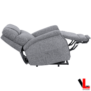 Levoluxe Chair Lifton 34" Power Lift Reclining Chair in Gramercy Smoke