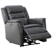 Levoluxe Chair Milano Granite Carter 35" Power Reclining Chair in Leather Match - Available in 2 Colours