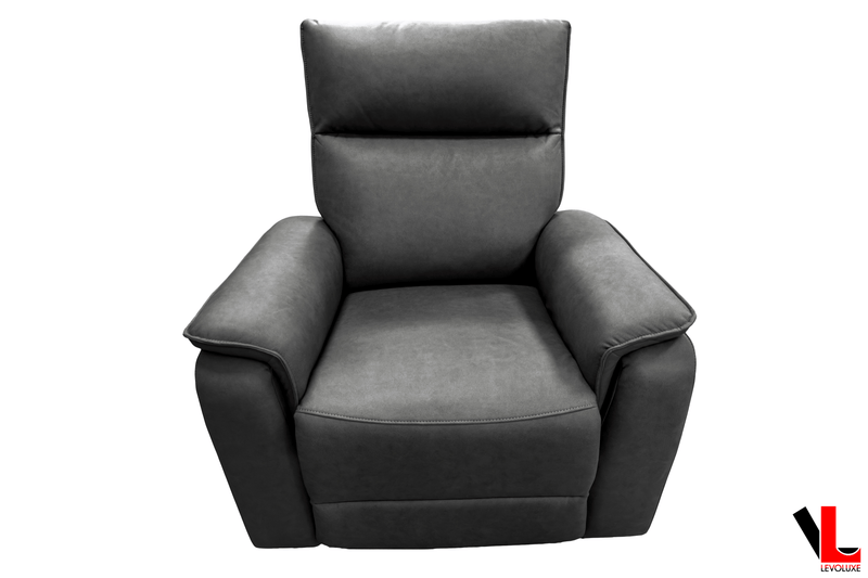 Levoluxe Chair Sereno 36" Rocker Reclining Chair in Jaxxon Smoke