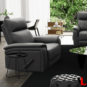 Levoluxe Chair Sereno 36" Rocker Reclining Chair in Jaxxon Smoke