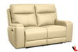Levoluxe Loveseat Arlo 64.2" Power Reclining Loveseat with Power Headrest in Leather Match - Available in 2 Colours