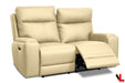 Levoluxe Loveseat Arlo 64.2" Power Reclining Loveseat with Power Headrest in Leather Match - Available in 2 Colours