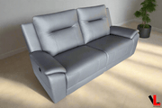 Levoluxe Loveseat Avante 66" Jaxxon Steel Power Reclining 2 Seater Loveseat