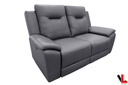 Levoluxe Loveseat Avante 66" Jaxxon Steel Power Reclining 2 Seater Loveseat