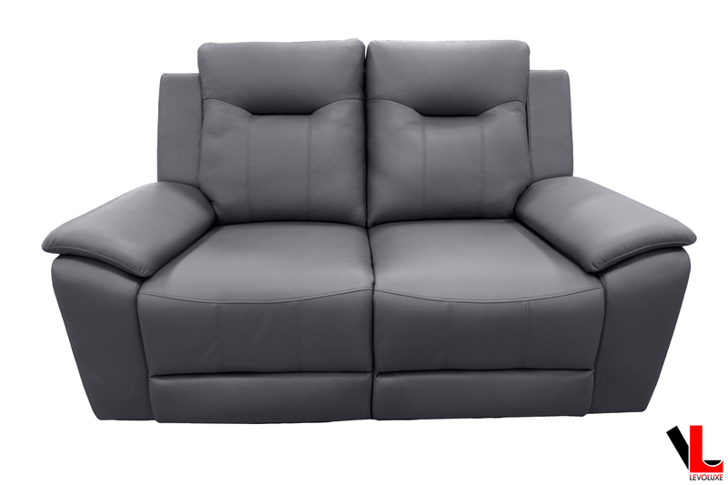 Levoluxe Loveseat Avante 66" Jaxxon Steel Power Reclining 2 Seater Loveseat