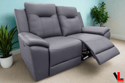 Levoluxe Loveseat Avante 66" Jaxxon Steel Power Reclining 2 Seater Loveseat